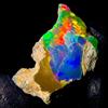 OPAL EMPIRE Fuoco opal gemstone, Naturale Ethiopian rough , black Crudo 11 KT 20x15 MM