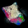 OPAL EMPIRE Opale Etiopico Naturale Nero Fire Opal Grezzo 11.5 Ct 22x15 mm Pietra