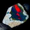 OPAL EMPIRE Opale Nero Etiopia Grezzo Fire Opal Naturale 11,5 Ct 20x15 mm