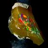OPAL EMPIRE Opale Etiope Grezzo Nero Black Fire Naturale 10.4 Ct 21x15 mm 1 Pezzo