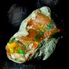 OPAL EMPIRE Opale Naturale, Opale Etiopico Grezzo, Opale Nero Grezzo 9.5 Ct 17x15 Mm