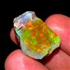 OPAL EMPIRE Ethiopian Fire Opal Grezzo, Campione Taglio Welo Crystal 26Ct 23X17mm