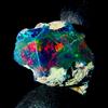 OPAL EMPIRE Opale Nero Etiope Naturale Grezzo Fire Opal Bi-Color 8,5 ct 20x11 mm
