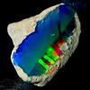 OPAL EMPIRE Opal Raw Etiopico Fire Black Grezzo Naturale 10,5Ct 20x15mm 1 Pietra