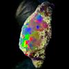 OPAL EMPIRE Black Opal rough , Crudo Etiope fire , 16x16 MM, Naturale gemstone 9.5Ct