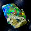 OPAL EMPIRE Black Opal Naturale Fire Opal Grezzo Etiopico 8 Ct 19x11 mm Pietra