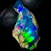 Opal Empire Etiope Nero opal gemstone 8.5 KT 22x12 MM, opal rough , Naturale Fuoco opal raw