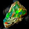 OPAL EMPIRE Opal gemstone Etiope Fire rough , Naturale black Crudo, 20x13 MM 11.5Ct