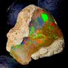 OPAL EMPIRE Opal gemstone, Naturale Fire Opal rough , Etiope black opal Crudo 16 KT 20x20 MM