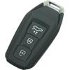 SEGADEN Guscio di ricambio per chiave + inserto di emergenza vuoto non tagliato compatibile con Audi A5 S5 A6 S6 Q5 SQ5 Q6 SQ6 3 pulsanti Smart Keyless Entry Remote Key Case Fob PG832