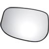 MIRROVIA Vetro Specchietto Retrovisore Sinistro Riscaldato con Piastra di Supporto Convesso Bianco di Ricambio per Honda JAZZ 2008-2015. Sostituzione Auto