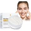 Virecose 60 Pcs Rice Collagene Patch Occhi Antirughe, Patch Occhi Idratante, Maschera Occhi Riduce le Linee Sottili Anti-Rughe e Anti-Occhiaie, Rimuovi Borse e Puffiness, Effetto Idratante e Antietà