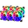 TALIUS, TECH 4 U Talius Iris Spectrum ARGB/Cronos ventilatori 120 mm. Effetti di scansione, impulso, spirale. Doppio anello LED. Connessione a 6 pin. (6 FAN WHITE)