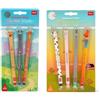 Legami - Set di 3 Penne Cancellabili - Erasable Pen - Fur-ever Friends - LIMITED EDITION + Set di 4 Penne Gel Cancellabili Farm Sweet Farm