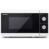 Sharp YC-MG01E-W micro-onde Comptoir Micro-ondes grill 20 L 800 W Noir, Blanc
