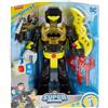 Imaginext Esoscheletro robotico di Batman, 30 cm, con mini-figurina, effetti sonori e luminosi, lanciatore di proiettili, Imaginext DC Super Friends, HYG31, giocattolo per bambini dai 3 anni in su