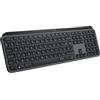 LOGITECH Tastiera, Logitech MX Keys S, senza fili, AZERTY, retroilluminata, Bluetooth LE, grafite
