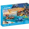 PLAYMOBIL Calendario dell'Avvento Pirati 71636, 24 sorprese, 98 pezzi, mondo dei pirati, dai 4 anni in su