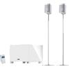 Canton DM 20 1 Pezzo Sistema Casse Altoparlanti (Attivo 2.1 Sistema, Bianco