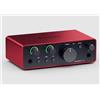 Focusrite Pacchetto cuffie microfono interfaccia audio USB-C Focusrite Scarlett Solo St...
