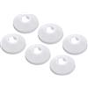 PATIKIL 6pz Coperture Copri Tubi per Tubo Acqua 16mm Rosetta Termosifoni, Copricalorifero Termosifone Plastica Accessori Termosifoni per Tubi Riscaldamento Scudo Collare Parete, Bianco