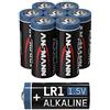 ANSMANN Batteria alcalina LR1 da 1,5 V, confezione da 8 batterie Lady N, adatte per impianti di allarme, termostati di riscaldamento, sensori, sistemi di allarme e molto altro ancora - batteria usa e