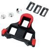 Shimano SPD-SL SM-SH10/SM-SH11, Tacchette Pedali, Nero/Rosso