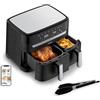 Moulinex Easy fry Essential inox, 8,3L, fino a 8 persone, 7 programmi intuitivi, Air Fryer, Pasto completo, sincronizzazione, Risparmio energetico, App dedicata, EZ9018F1