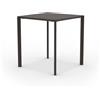 Vermobil Tavolo Fox Autolivellante Quadrato 70 x 70 Cm H 75 Cm Bronzo
