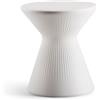 Plust Sgabello Fade Basso Indoor & Outdoor Bianco Light