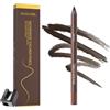 fdsmall Impermeabile Eyeliner Matita, Impermeabile Gel Eyeliner Pen, Longa durata & Smugge-proof Eye Makeup Matite con Sharpener Water Line Eye liner per gli occhi sensibili (04 Brown)