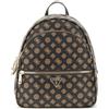GUESS zaino per il tempo libero Manhattan II Large Backpack Mocha Logo marrone scuro
