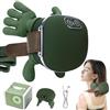 HIHOBDAY Massaggiatore per collo e spalle, a forma di mano per tessuti profondi 4D, con terapia del calore, dispositivo portatile per massaggio elettrico per alleviare il dolore