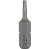 Bosch Professional 2607001601 - Punta per cacciavite T8 Extradura C, grigio, 25 mm: 3 uds