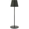 Velamp JOSEPHONE - Lampada da Tavolo LED - Senza fili ricaricabile - Impermeabile, adatta per interni ed esterni - Colore Nero
