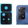 XoTek Set di ricambio per fotocamera in vetro per Xiaomi Redmi Note 11 Pro 5G - Lente per fotocamera compatibile con Redmi Note 11 Pro 5G in stile originale posteriore di ricambio lente in vetro nero