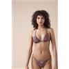 Calzedonia Triangolo Costume Paisley Marrone