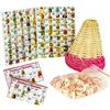 SC0 TOMBOLA NAPOLETANA LA SMORFIA 48 CARTELLE NUMERI PANARO GRANDE NATALE TABELLONE