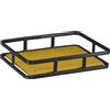 BERGAMONT PART BASKET (LOW RAILS) BEIGE BAMBOO CESTINO