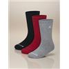JORDAN BASELINE 3PK CREW Calzini Bambini