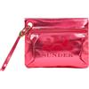 SUNDEK BORSA CLUTCH LAMINATA CON LOGO Mare