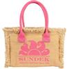 SUNDEK TOTE BAG CON EFFETTO STONE WASHED Borsa Mare