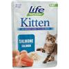 Life Pet Care Life Cat Natural Kitten Salmone - Life Pet Care - Life Cat Natural Kitten Salmone - 70GR