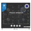 Bosch - Piano Cottura A Gas Pnp6b6k40 59 Cm-nero