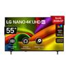 Lg - Smart Tv 55 Nano 4k Ai 55nu850b6la-charcoal Black