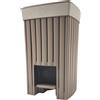 ECOPLAST - Pattumiera ecologica Linea Doga cappuccino 6 litri - h31x19x19 cm