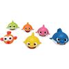 ODS - Baby Shark Squaletti Bagnetto PVC Morbido set 6 Pezzi 12+ Mesi