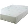 FRATELLI ZAMBETTI - Coprimaterasso Matrimoniale Aloe Vera - h27x180x195 cm