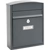 ARREGUI Compact E5735 Cassetta Postale Esterna in Acciaio Dimensione S (Correo DIN A5) | Cassetta da Parete Piccola | Cassetta della Posta Singola | Antipioggia | Facile da Installare | Antracite