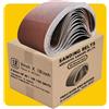 TPmax Nastri Abrasivi 75 x 457 mm, Set di Nastro Abrasivo (Mixpack 4 x grana 80/120/150) per Levigatrici a Nastro (12 pezzi)